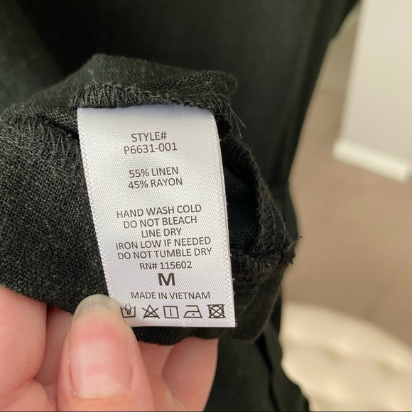 All In Favor Tie Waist Linen Blend Romper - Picture 10 of 14